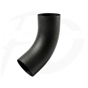 Kolano rury stal Inguri  ⌀ 87 kolor czarny matowy